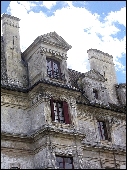 cage d'escalier du château